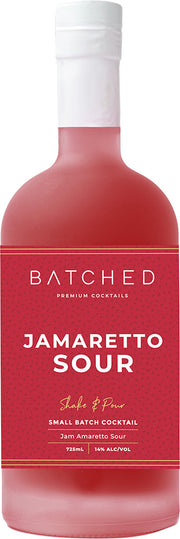 Batched Premium Cocktails Jamareto Sour (725ml)