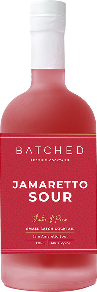 Batched Premium Cocktails Jamareto Sour (725ml)
