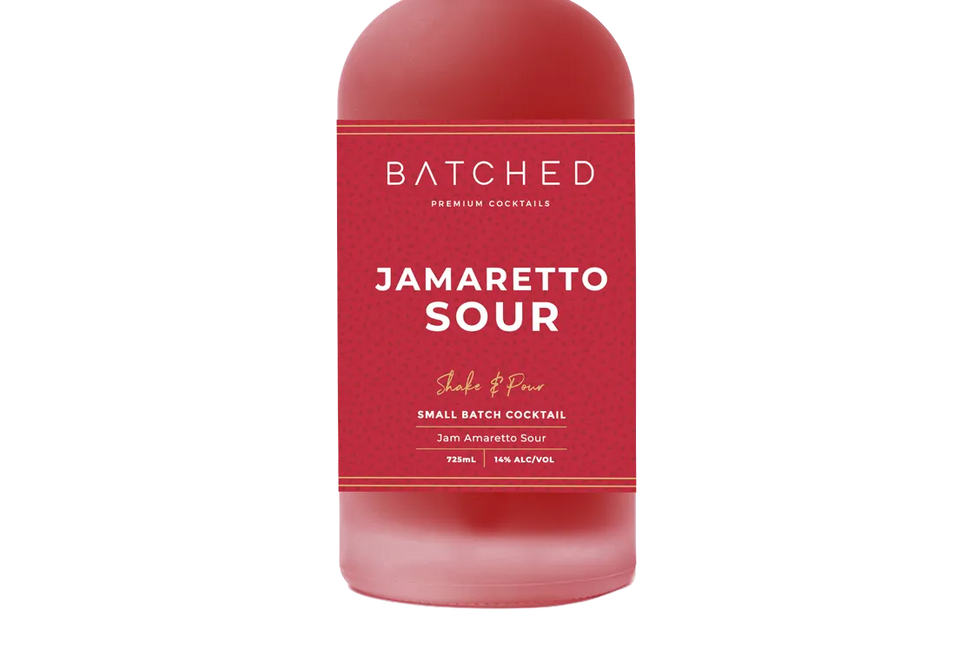 Batched Premium Cocktails Jamareto Sour (725ml)