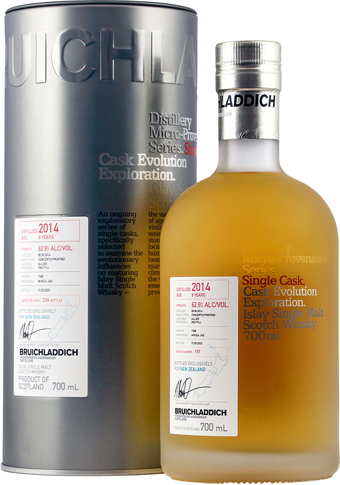 Bruichladdich Micro Provenance Single Cask Whisky 2014 (700ml) - Whisky - Black Market