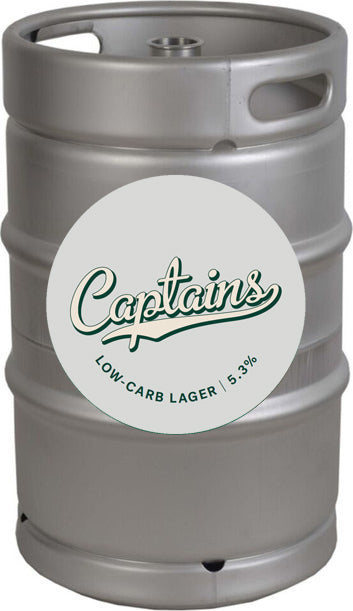 Captain's Craft Beer Low Carb Lager Keg (50L) - Beer - Black Market