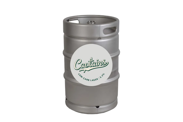 Captain's Craft Beer Low Carb Lager Keg (50L) - Beer - Black Market