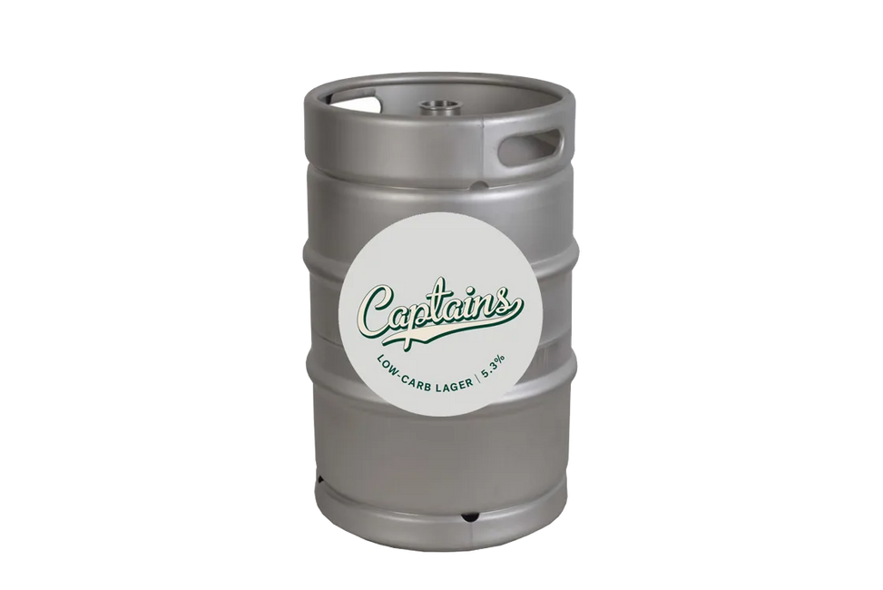 Captain's Craft Beer Low Carb Lager Keg (50L) - Beer - Black Market