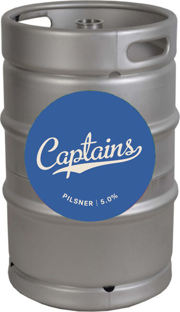 Captain's Craft Beer Pilsner Keg (50L) - Beer - Black Market