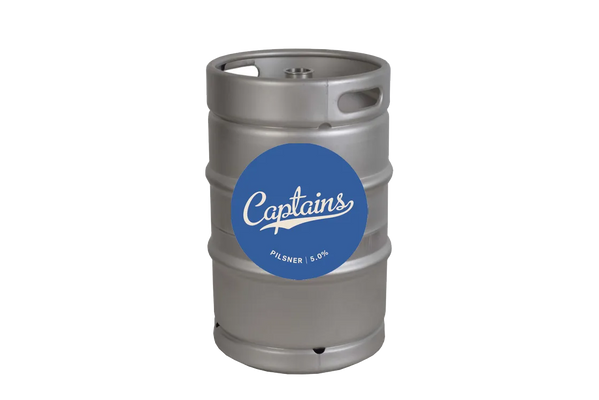 Captain's Craft Beer Pilsner Keg (50L) - Beer - Black Market