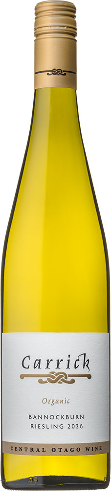 Carrick Bannockburn Central Otago Riesling 2026 - Riesling - Black Market