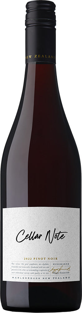 Cellar Note Marlborough Pinot Noir 2022 - Pinot Noir - Black Market