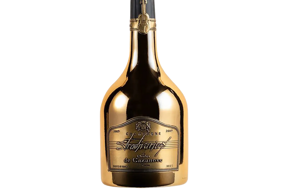 Champagne Charles de Cazanove Stradivarius Gold 2009 Gift Box (France) - Champagne - Black Market
