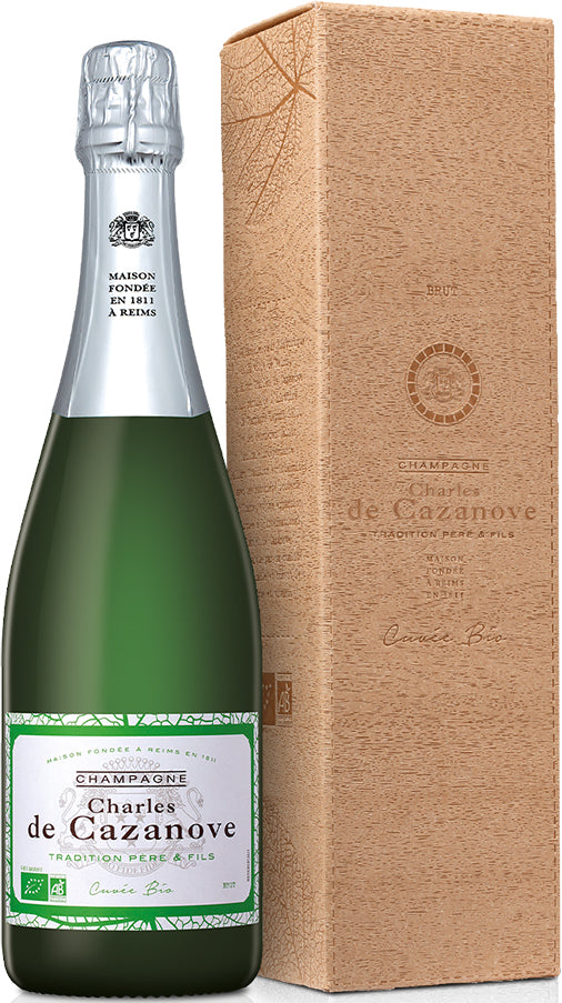 Charles de Cazanove ‘Cuvee Bio’ Organic Brut NV Gift Box (France) - Brut - Black Market