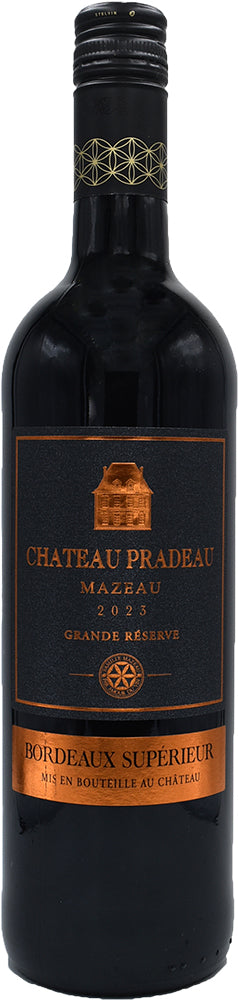 Château Pradeau Bordeaux Supérieur Rouge 2023 (France) - Bordeaux Blend - Black Market