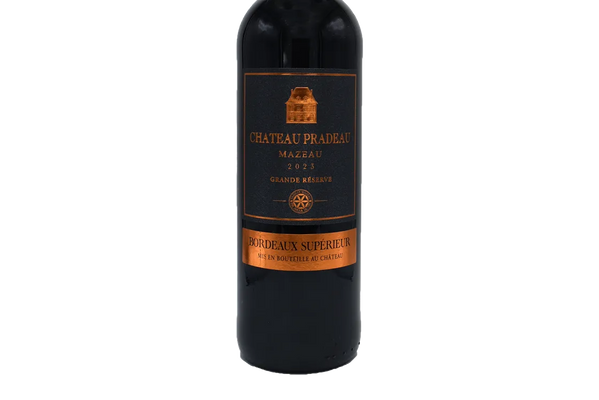 Château Pradeau Bordeaux Supérieur Rouge 2023 (France) - Bordeaux Blend - Black Market