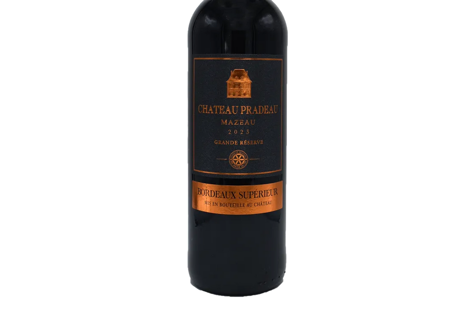 Château Pradeau Bordeaux Supérieur Rouge 2023 (France) - Bordeaux Blend - Black Market
