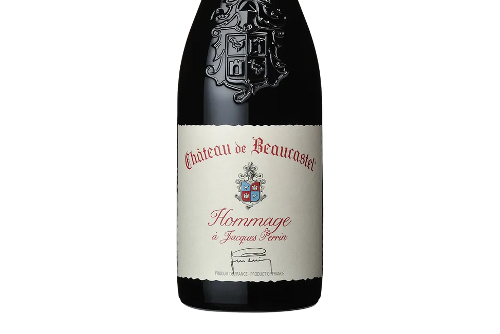Château de Beaucastel Châteauneuf du Pape Hommage à Jacques Perrin 2018 (France) - - Black Market