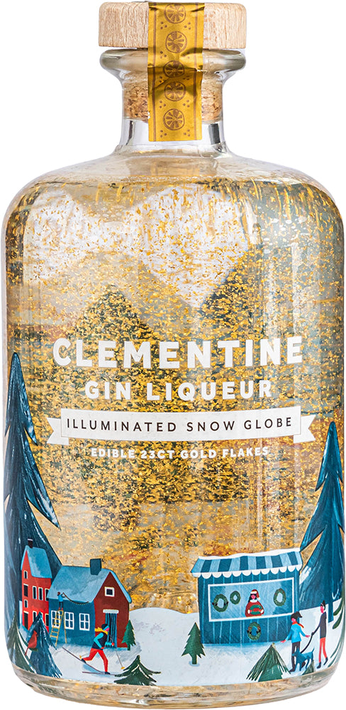 Clementine Gin Liqueur Snow Globe (700ml) - Gin - Black Market
