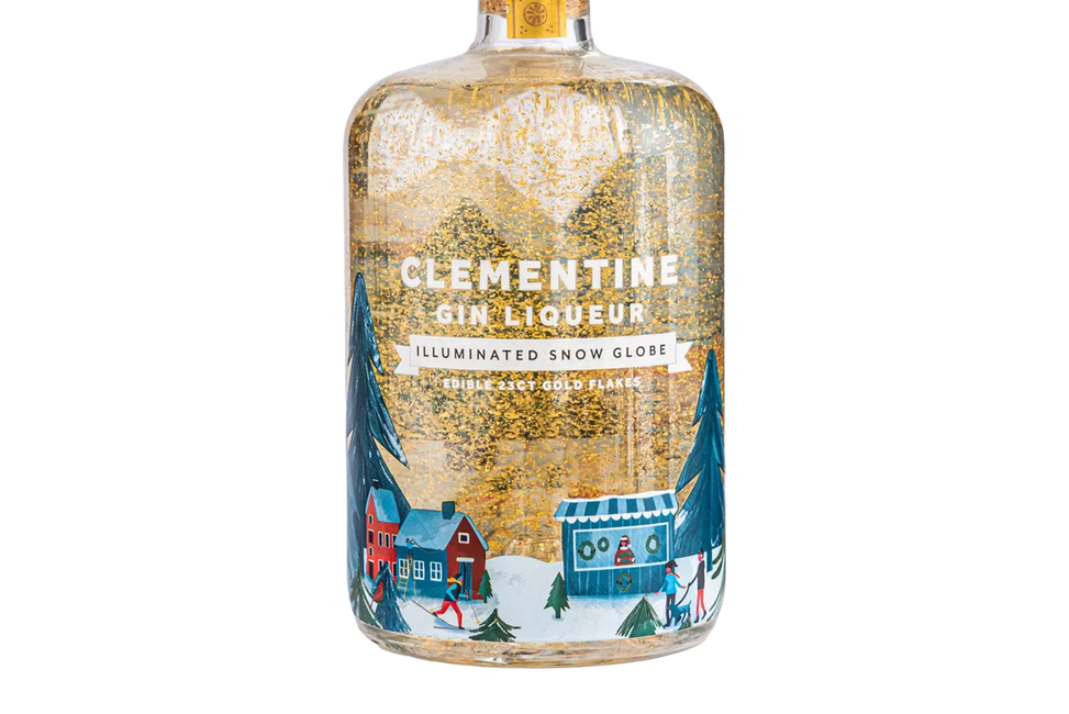 Clementine Gin Liqueur Snow Globe (700ml) - Gin - Black Market