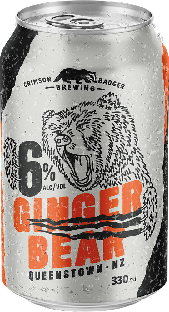 Crimson Badger 6% Ginger Bear (330ml) - Ginger Beer - Black Market