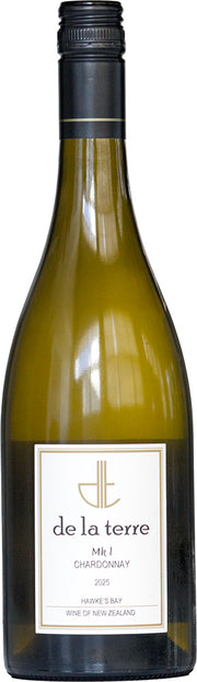 De la Terre Mark I Hawke's Bay Chardonnay 2025 - Chardonnay - Black Market