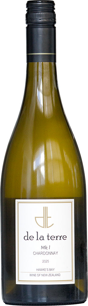 De la Terre Mark I Hawke's Bay Chardonnay 2025 - Chardonnay - Black Market