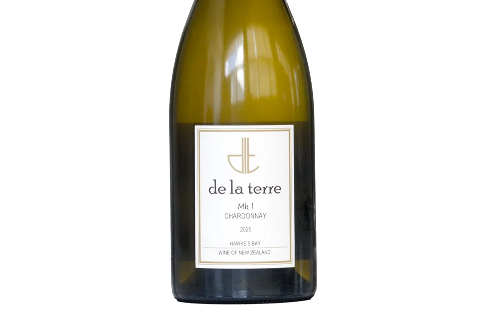 De la Terre Mark I Hawke's Bay Chardonnay 2025 - Chardonnay - Black Market