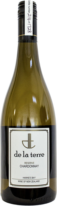 De la Terre Reserve Hawke's Bay Chardonnay 2019 - Chardonnay - Black Market