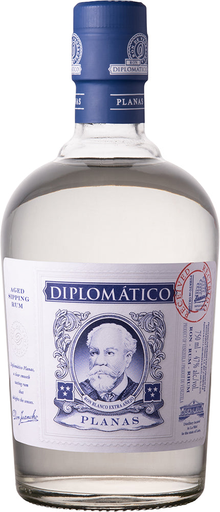 Diplomatico Planas White Rum (700ml) - Rum - Black Market