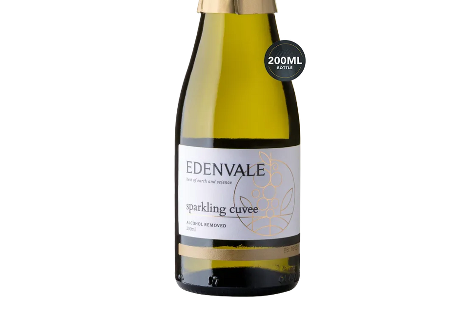 Edenvale Alcohol Removed Sparkling Cuvée NV Piccolo (Australia) (200ml) - Brut - Black Market