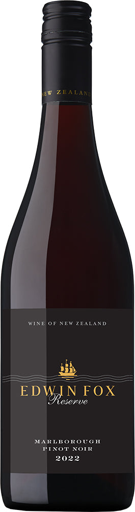 Edwin Fox Reserve Marlborough Pinot Noir 2022 - Pinot Noir - Black Market