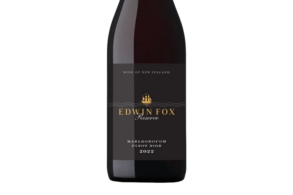 Edwin Fox Reserve Marlborough Pinot Noir 2022 - Pinot Noir - Black Market