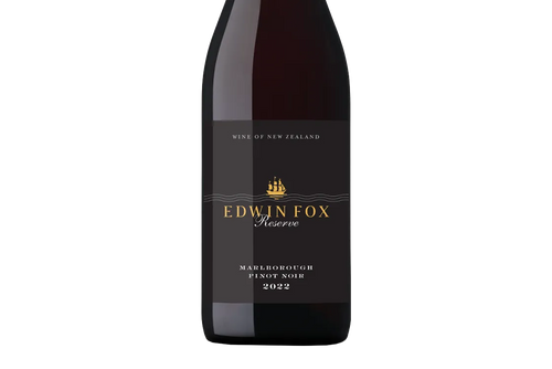 Edwin Fox Reserve Marlborough Pinot Noir 2022 - Pinot Noir - Black Market