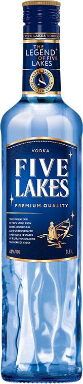 Five Lakes Classic Vodka (500ml) - Vodka - Black Market