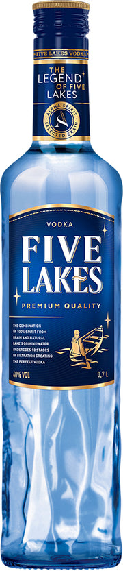 Five Lakes Classic Vodka (700ml) - Vodka - Black Market