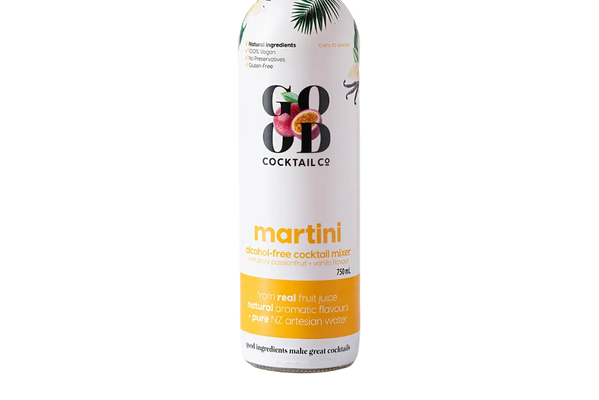 Good Cocktail Co Martini with Passionfruit + Vanilla Alcohol Free Cocktail Mixer (750ml) - - Black Market