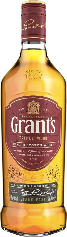 Grant's Triple Wood Blended Scotch Whisky (1L) - Whisky - Black Market
