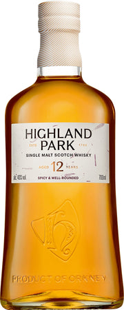 Highland Park 12YO Single Malt Scotch Whisky (700ml) - Whisky - Black Market