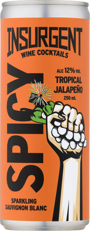 Insurgent Wine Cocktails Spicy Jalapeño Sparkling Sauvignon (250ml) - Pre-Mixed - Black Market