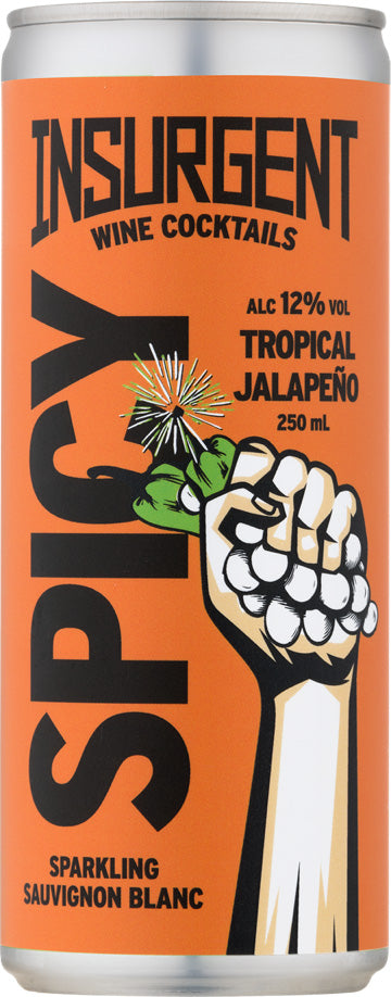 Insurgent Wine Cocktails Spicy Jalapeño Sparkling Sauvignon (250ml) - Pre-Mixed - Black Market