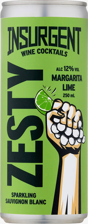 Insurgent Wine Cocktails Zesty Margarita Sparkling Sauvignon (250ml) - Pre-Mixed - Black Market