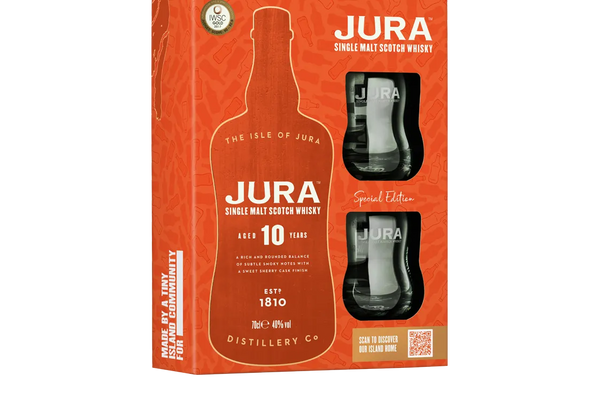 Jura 10YO Single Malt Scotch Whisky & Glass Gift Set - Whisky - Black Market