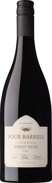 Kahurangi Estate Four Barrels Premium Reserve Nelson Pinot Noir 2021 - Pinot Noir - Black Market