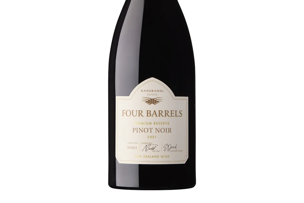 Kahurangi Estate Four Barrels Premium Reserve Nelson Pinot Noir 2021 - Pinot Noir - Black Market