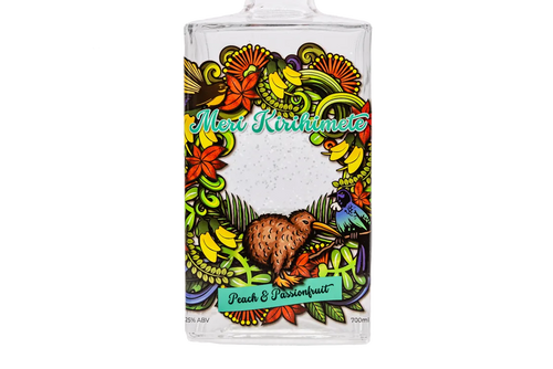 Lady H Kirihimete Snowglobe Peach & Passionfruit Gin Cup (700ml) - Gin - Black Market