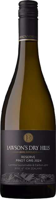 Lawson's Dry Hills Reserve Marlborough Pinot Gris 2024 - Pinot Gris - Black Market