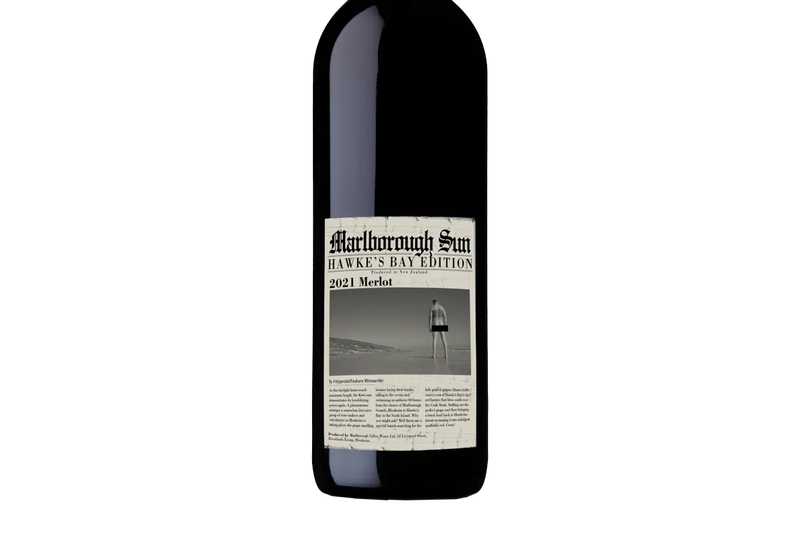 Marlborough Sun Hawke's Bay Merlot 2021 - Merlot - Black Market