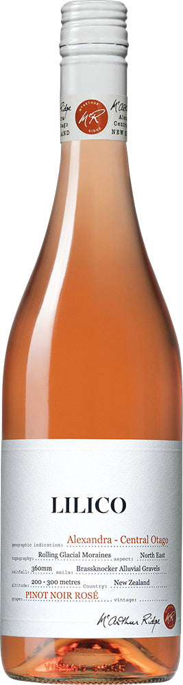 McArthur Ridge Lilico Central Otago Pinot Noir Rosé 2025 - Rosé - Black Market