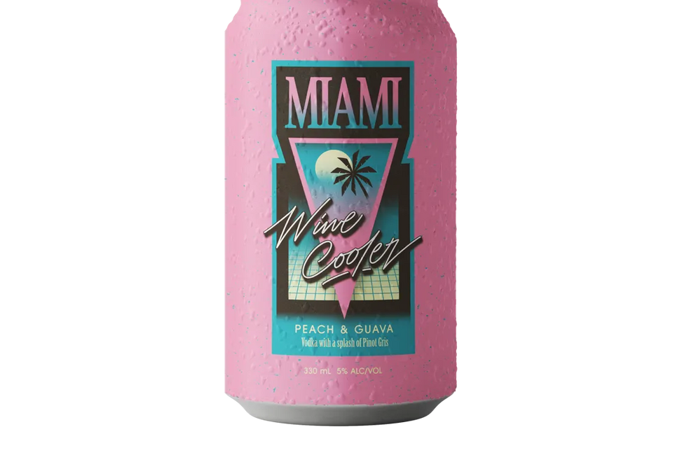 Miami Wine Cooler Peach & Guava (330ml) - Pre-Mixed - Black Market