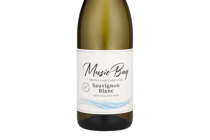 Music Bay Marlborough Sauvignon Blanc 2025 - Sauvignon Blanc - Black Market