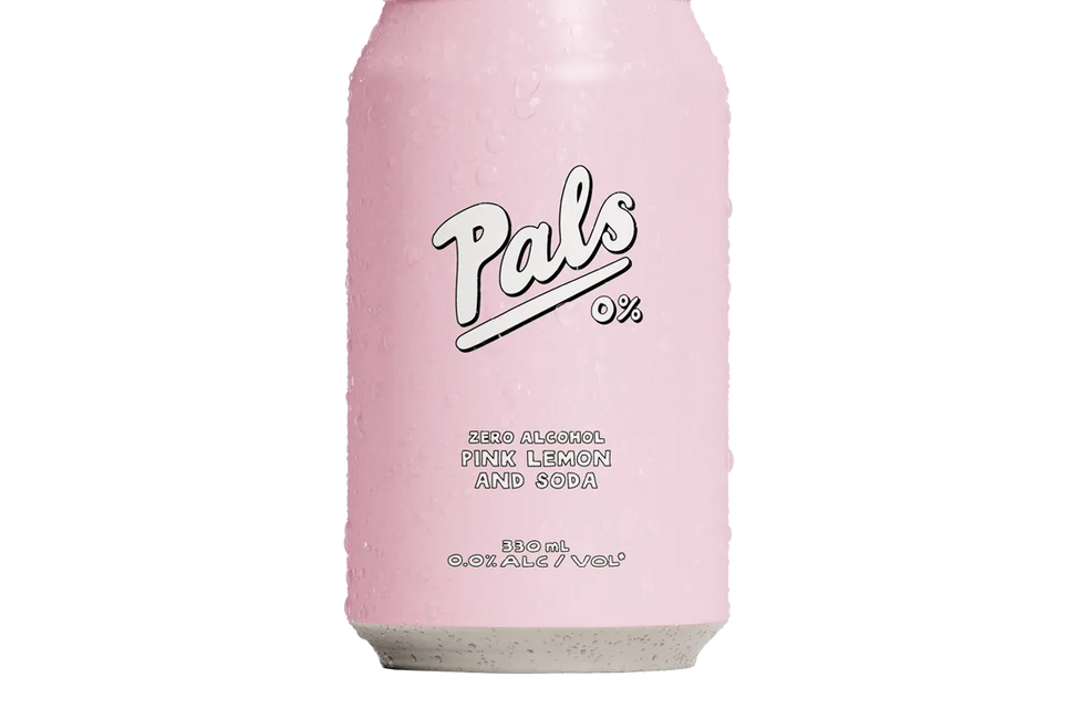 Pals 0% Pink Lemon & Soda (330ml) (4x6pk) - Pre-Mixed - Black Market
