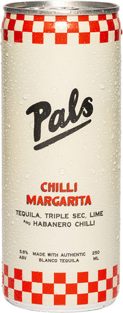 Pals Chilli Margarita (250ml) (10pk) - Pre-Mixed - Black Market
