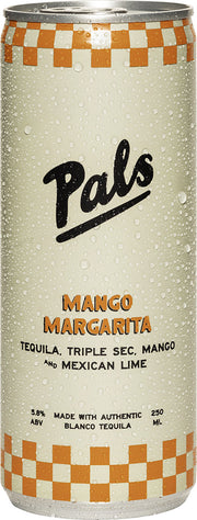 Pals Mango Margarita (250ml) - Pre-Mixed - Black Market