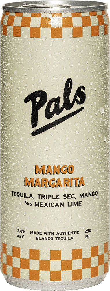 Pals Mango Margarita (250ml) - Pre-Mixed - Black Market
